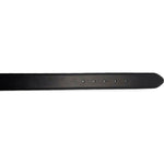 Vinci Leather The Bogota Black Calfskin Belt