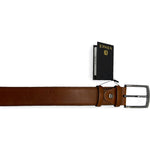 Vinci Leather The Bogota Brown Calfskin Belt
