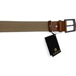 Vinci Leather The Bogota Brown Calfskin Belt
