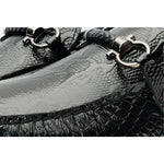 Vinci Leather The Bologna Black Bit Loafer Shoe