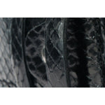 Vinci Leather The Boss Black Python Sneak Leather Leather Belt