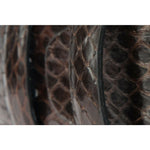 Vinci Leather The Boss Brown Python Sneak Leather Leather Belt
