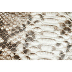 Vinci Leather The Boss White Python Snk Zip-up Leather Boot Limited Edition