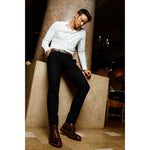 Vinci Leather The Bothey Brown Leather Cap-toe Lace-up Boot With A Zipper (14554)