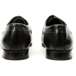 Vinci Leather The Buenos Aires Black Derby Shoes (10723)