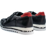 Vinci Leather The Cakarta Black Leather Sneaker (06560 S-8)