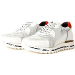 Vinci Leather The Cakarta White Leather Sneaker (06560 Z-8)