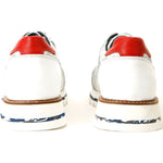 Vinci Leather The Cakarta White Leather Sneaker (06560 Z-8)