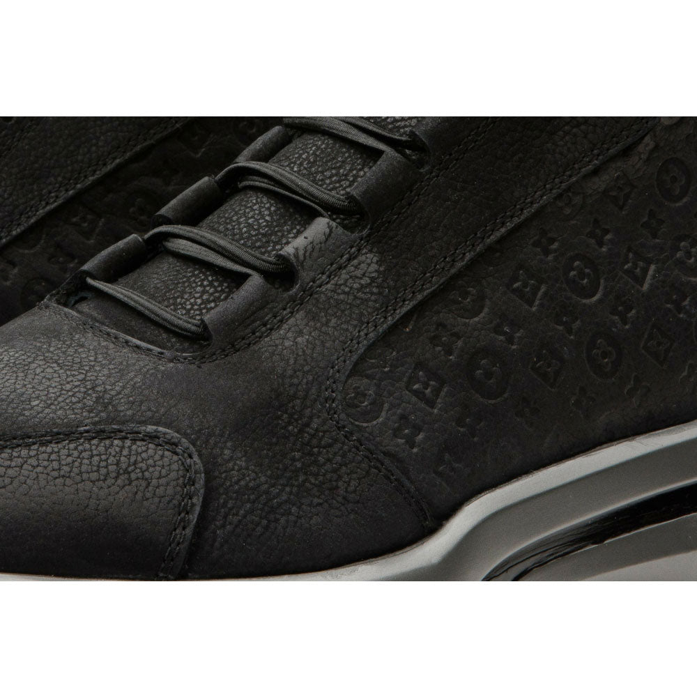 Vinci Leather The Caracas Black Suede Leather Casual Boot (3546)