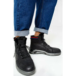 Vinci Leather The Caracas Black Suede Leather Casual Boot (3546)