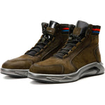 Vinci Leather The Caracas Green Suede Leather Casual Boot (3546)