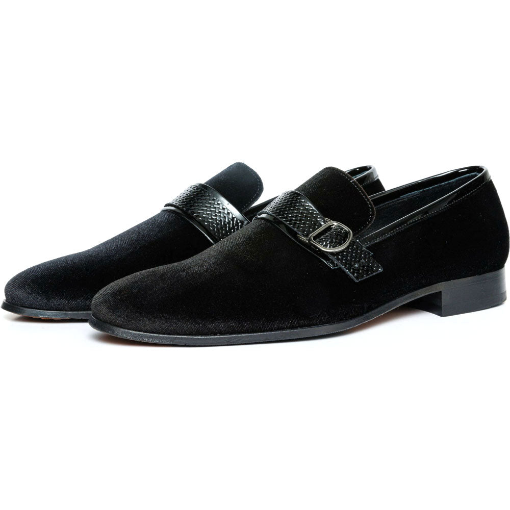 Vinci Leather The Casaletti Black Bit Loafer Shoe (1803)