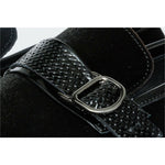 Vinci Leather The Casaletti Black Bit Loafer Shoe (1803)