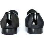 Vinci Leather The Casaletti Black Bit Loafer Shoe (1803)