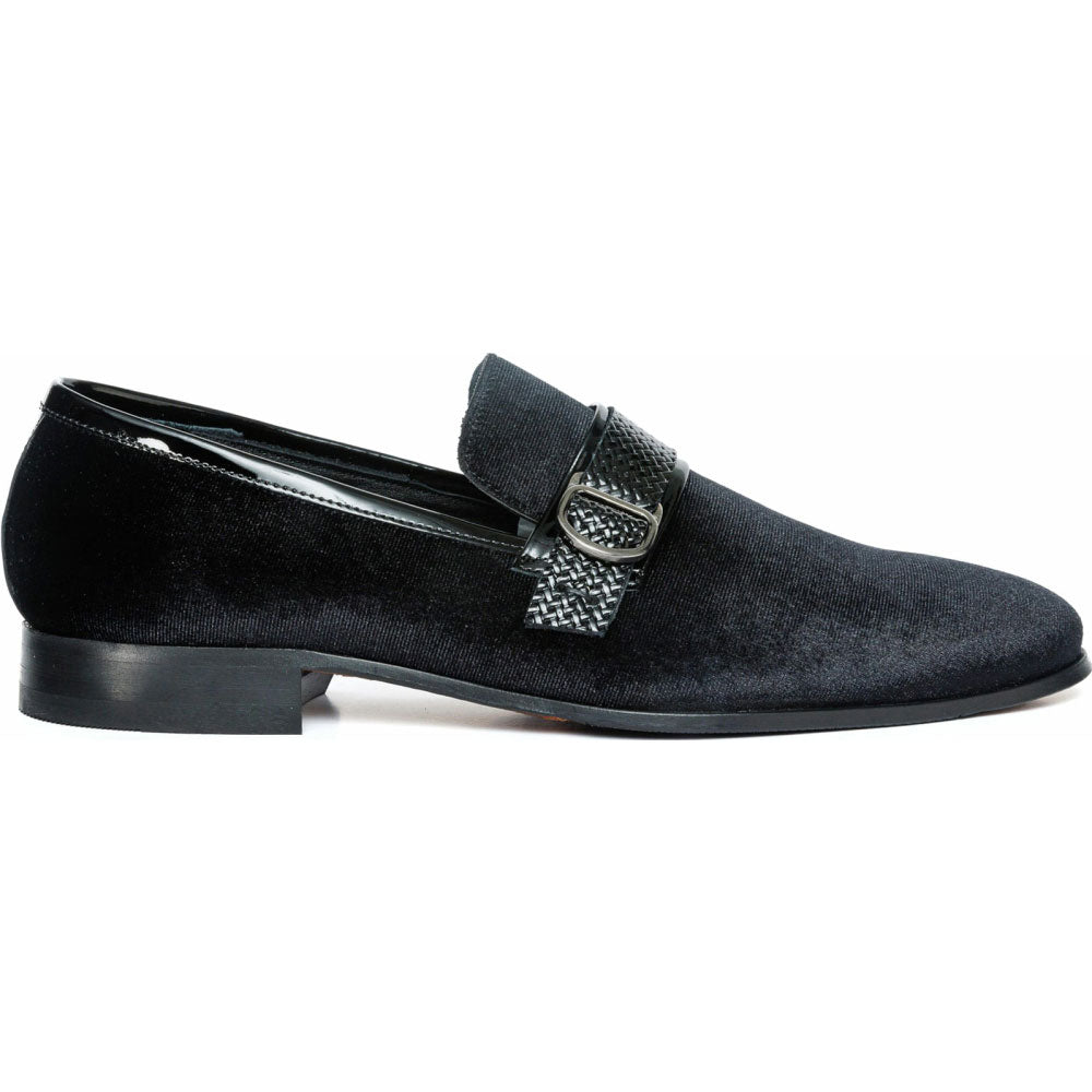 Vinci Leather The Casaletti Black Bit Loafer Shoe (1803)