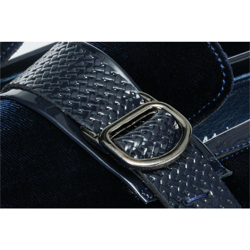 Vinci Leather The Casaletti Navy Bit Loafer Shoe (1803)