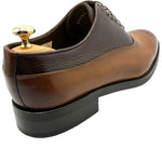 Vinci Leather The Chicago Brown Leather Oxford Shoe (10345)