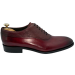 Vinci Leather The Chicago Burgundy Leather Oxford Shoe (10345)