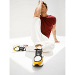 Vinci Leather The Covelo Multicolor Leather Sneaker (D-527X)