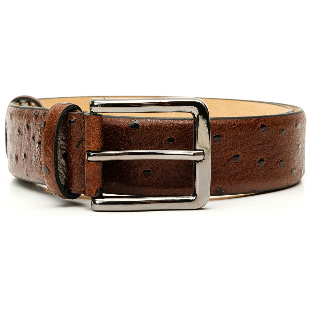 Vinci Leather The Dallas Brown Calfskin Belt