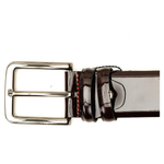 Vinci Leather The Dodoma Burgundy Patent Leather Belt