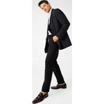 Vinci Leather The Dodoma Burgundy Patent Leather Loafer Shoe (8017)