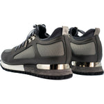 Vinci Leather The Dos Rios Grey Leather Sneaker