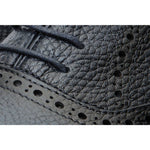 Vinci Leather The Draco Handmade Navy Semi Brogue Oxford Shoe (V-01/6825)