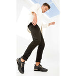 Vinci Leather The Emir Black Leather Sneaker For Men Limited Edition (D-529)