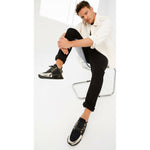 Vinci Leather The Emir Gold Leather Sneaker For Men Limited Edition (D-529)