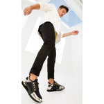 Vinci Leather The Emir Gold Leather Sneaker For Men Limited Edition (D-529)