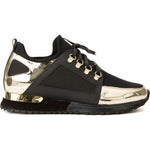 Vinci Leather The Emir Gold Leather Sneaker For Men Limited Edition (D-529)