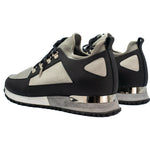 Vinci Leather The Emir Grey Leather Sneaker For Men Limited Edition (D-529)