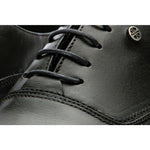 Vinci Leather The Gambaha Black Leather Quarter Brogue Cap Toe Oxford Shoe (8012)
