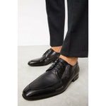 Vinci Leather The Gardi Black Leather Derby Shoe (14229)