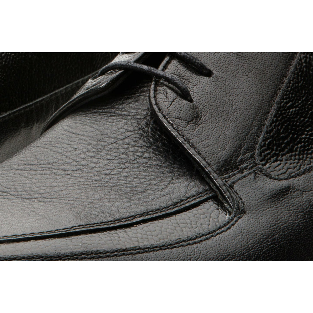 Vinci Leather The Gardi Black Leather Derby Shoe (14229)