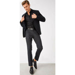 Vinci Leather The Gardi Black Leather Derby Shoe (14229)