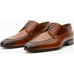 Vinci Leather The Gardi Brown Leather Derby Shoe (14229)