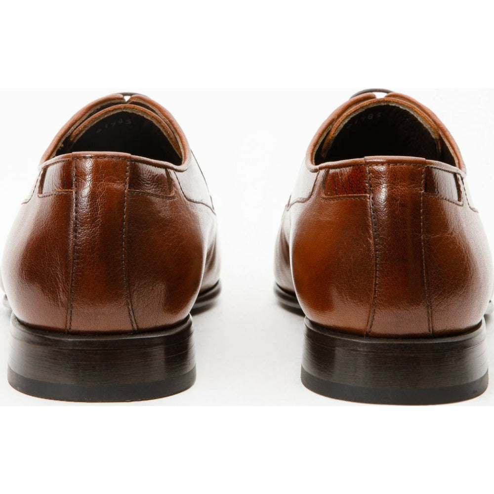 Vinci Leather The Gardi Brown Leather Derby Shoe (14229)
