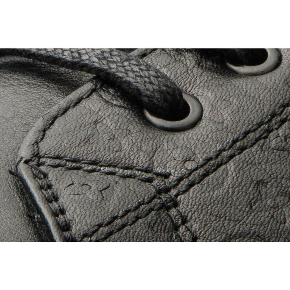 Vinci Leather The Getto Black Leather Sneaker (15260)