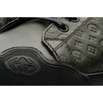 Vinci Leather The Getto Green Leather Sneaker (15260)