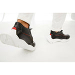 Vinci Leather The Graton Black Leather Sneaker (D-4287X)