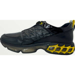 Vinci Leather The Hatay Black / Yellow Leather Sneaker (14098)
