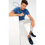 Vinci Leather The Hoskova Dark Blue Leather Sneaker (11242)