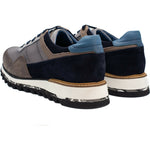 Vinci Leather The Hoskova Grey Leather Sneaker (11242)