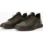 Vinci Leather The Hoxton Green Leather Sneaker (10397)