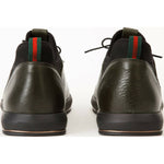 Vinci Leather The Hoxton Green Leather Sneaker (10397)