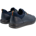 Vinci Leather The Hoxton Navy Leather Sneaker (10397)