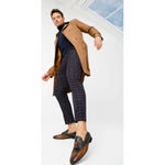 Vinci Leather The Istanbul Brown / Navy Leather Tassel Loafer Shoe