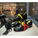 Vinci Leather The Jackie Black Bit Dress Loafer Limited Edition (7072)